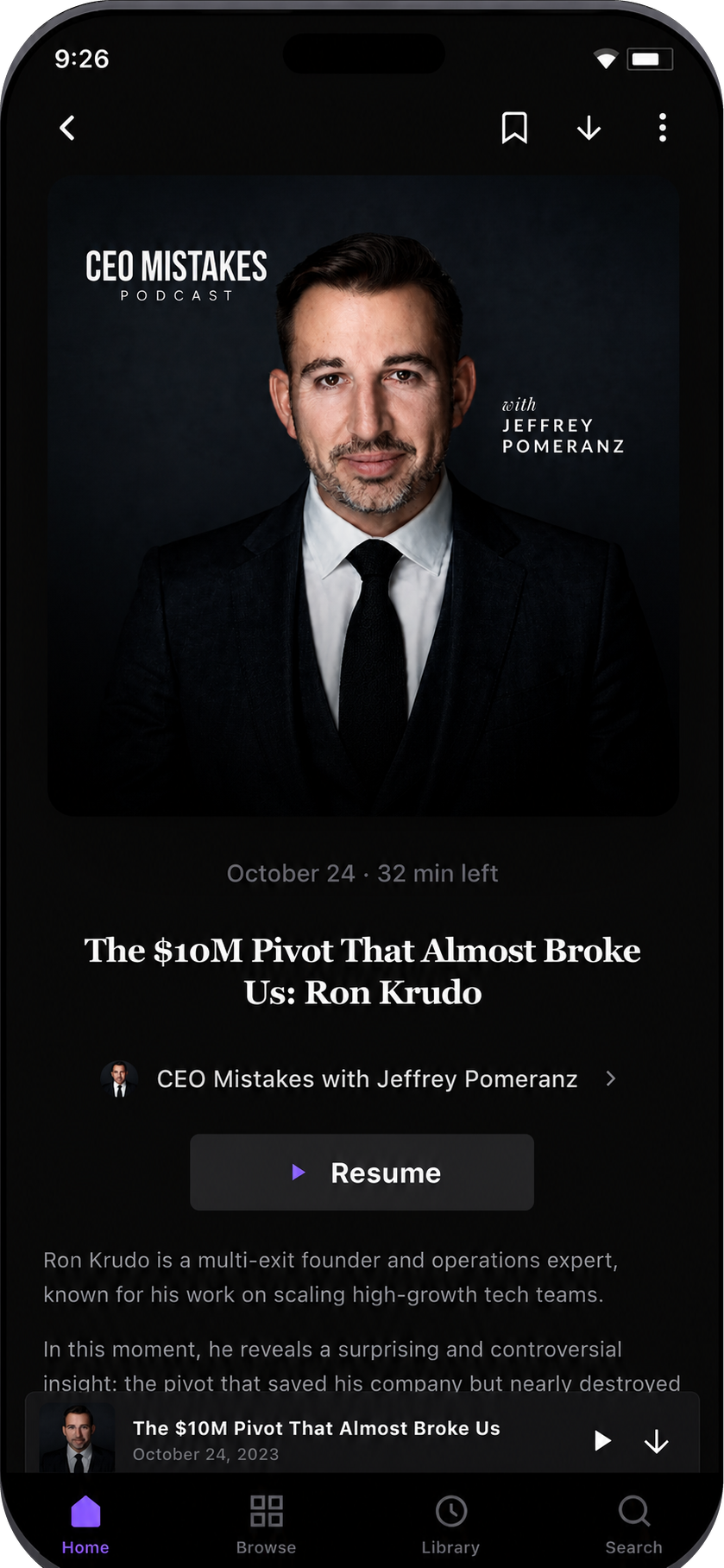 CEO Mistakes iPhone App